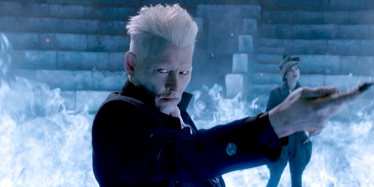 johnny depp grindelwald animali fantastici 3